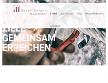 Tablet Screenshot of leinert-steuerberater.de